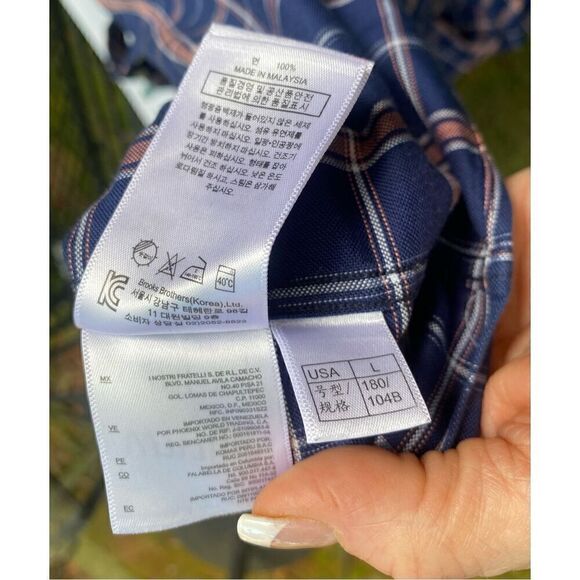 Brooks Brothers Men’s Madison Button Down 100% Supima Cotton No Iron Size L - Picture 7 of 7